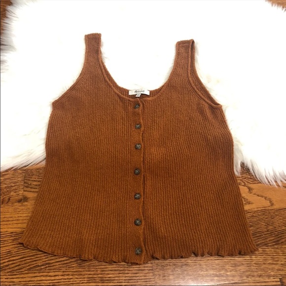 Madewell Button Sweater Tank - Picture 2 of 4